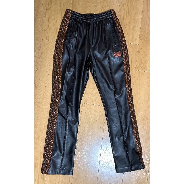 Needles/Narrow Track Pant/フェイクレザーパンツ
