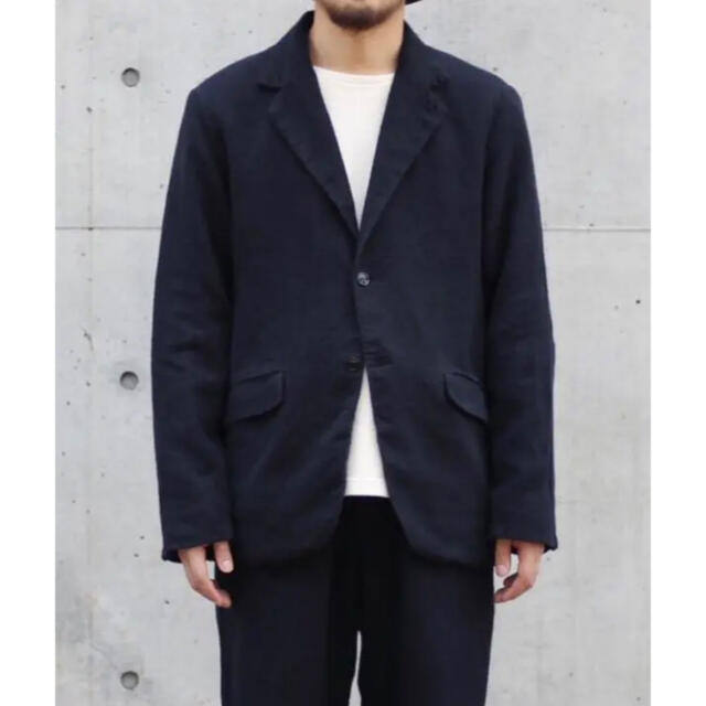 CONFECT 19aw 起毛リネン テーラードジャケット ダークネイビー - www 販売の値下げ * nest 綿麻チェックテーラードジャケット * CONFECT Robe テーラードジャケット