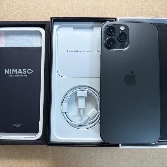 iPhone12 Pro Max 128GB SIMフリー グラファイト 美品