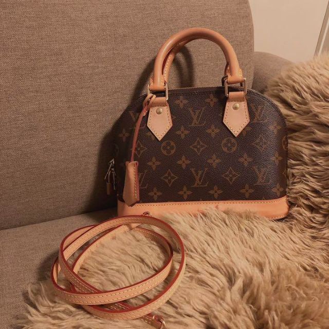 高級品市場 - VUITTON LOUIS ルイヴィトン VUITTON LOUIS アルマbb 新しい到着 【人気】ルイヴィトン モノグラム アルマ レザー ハンドバッグ ハンドバッグ