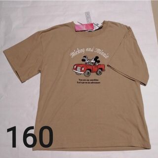 ディズニー(Disney)のミッキーミニー　Tシャツ　160(Tシャツ/カットソー)