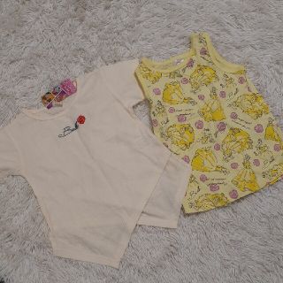 ディズニー(Disney)の未使用　ディズニープリンセス　美女と野獣　ベル　アシメシャツ　タンクトップ(Tシャツ/カットソー)