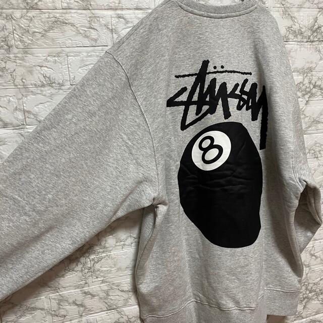 公式通販 stussy スウェットトレーナー サイズXL ブラック 8ボール