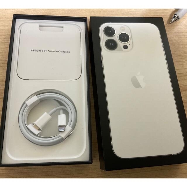 定休日以外毎日出荷中] Apple iPhone 13 Pro Max シルバー 128 GB SIMフリー スマートフォン本体 