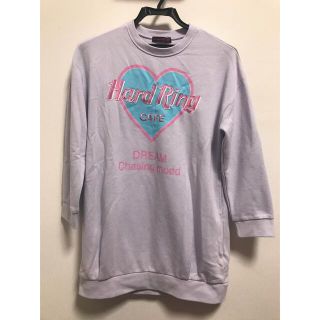 ラブトキシック(lovetoxic)のLOVETOXIC ラブトキシック トレーナーワンピース　M(150)(Tシャツ/カットソー)