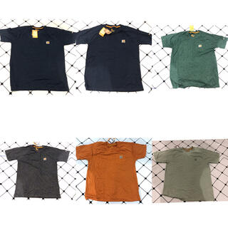 カーハート(carhartt)のCARHHART カーハート　半袖Tシャツ　6枚セット　古着　US輸入　まとめ売(シャツ)