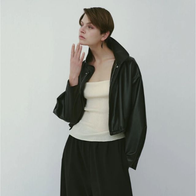 61cm襟から裾身幅SALE 新品 IIROT Synthetic leather Blouson