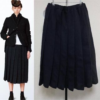 BLACK COMME des GARCONS フレアスカート　プリーツスカート