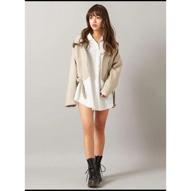 ZARA(ザラ)のmink tokyo ライダースジャケット レディースのジャケット/アウター(ライダースジャケット)の商品写真