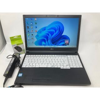 フジツウ(富士通)の富士通ノートパソコンA577/RW Office corei5 SSD240GB(ノートPC)