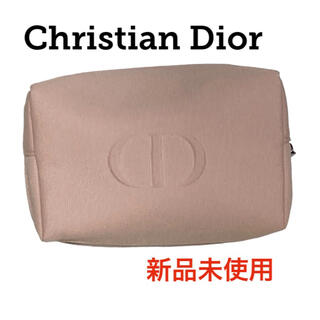 クリスチャンディオール(Christian Dior)のディオール ロゴ ピンク スクエア ポーチ Dior ラウンド(ポーチ)