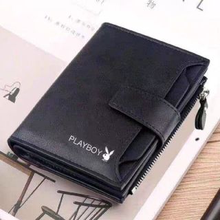 プレイボーイ(PLAYBOY)の特別価格　ブラック　PLAYBOY多機能財布　本革　コンパクト　大容量　男女兼用(財布)