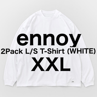 ワンエルディーケーセレクト(1LDK SELECT)のennoy 2Pack L/S T-Shirt (WHITE) XXL(Tシャツ/カットソー(七分/長袖))