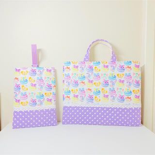 mam♡4kid【３点セット】ダッフィーフレンズ★(バッグ/レッスンバッグ)
