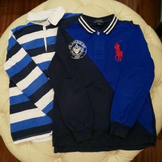 ラルフローレン(Ralph Lauren)のラルフローレン 長袖シャツ(長袖ポロシャツ)120 二枚セット(Tシャツ/カットソー)