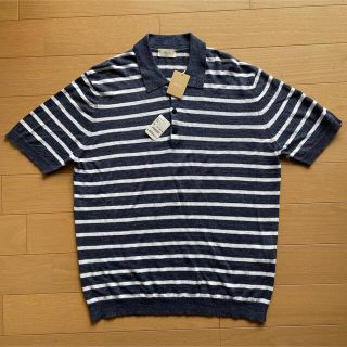 アルテア(ALTEA)のビームスで購入　アルテア　Altea リネンサマーニット ネイビーM 新品(ニット/セーター)