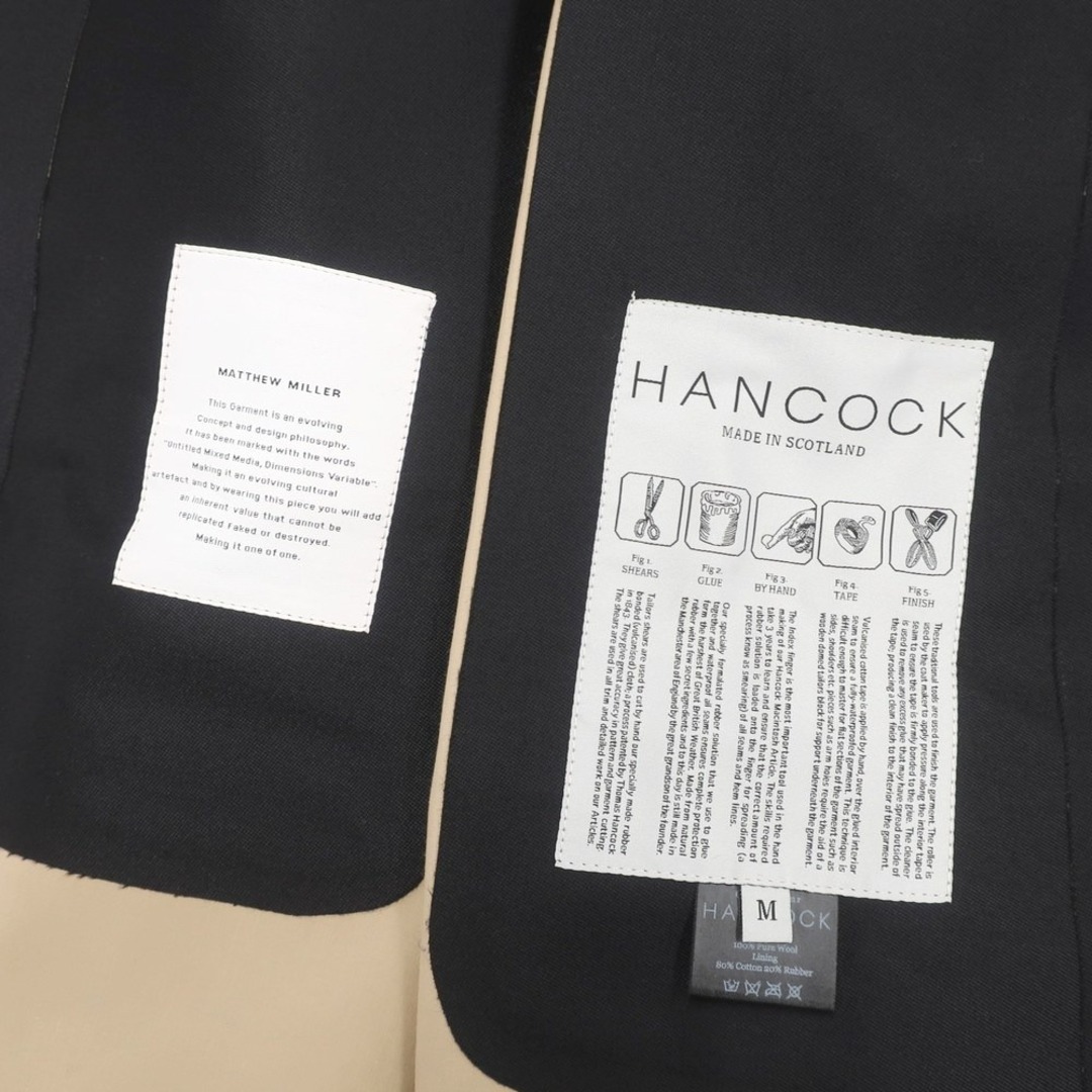 ハンコック HANCOCK ウール ボンディング トレンチコート【サイズM】【メンズ】