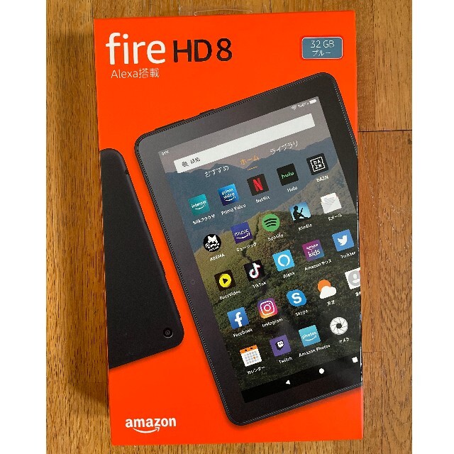 ※美品  10世代    Amazon Fire HD 8 ブルー タブレット スマホ/家電/カメラのPC/タブレット(タブレット)の商品写真