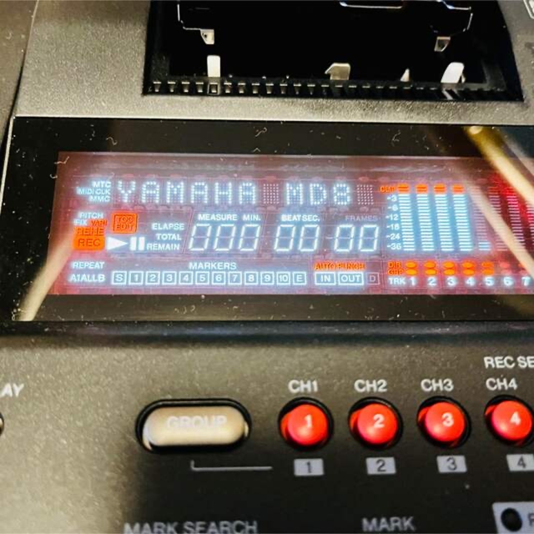 ヤマハ(ヤマハ)の【MD部不良】YAMAHA MULTITRACK MD RECORDER MD8 楽器のレコーディング/PA機器(MTR)の商品写真