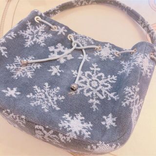 10500円大手販売 激安ショップ 未使用 FEILER スノークリスタルホワイト バッグ 雪の結晶 フェイラー ファッション/小物 ☆ハンドメイド♪ *Mサイズ☆岡山デニム4way♪あおりバッグ☆ポーチ付き piusa.ee