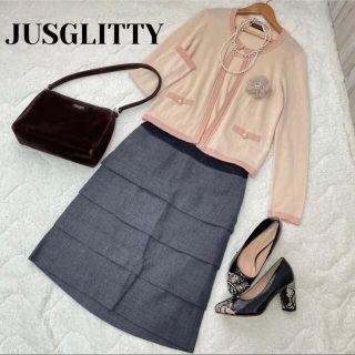 ジャスグリッティー(JUSGLITTY)のJUSGLITTY 上下セット　ジャスグリッティ(ひざ丈ワンピース)