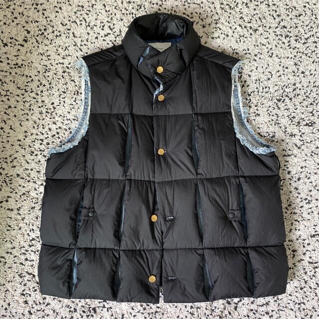 8ON8, 21AW COSTUM DENIM HOLLOW DOWN VEST - ダウンベスト