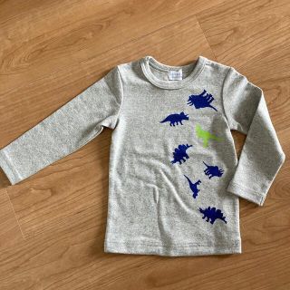 ハッカベビー(hakka baby)のhakka beby 恐竜ロンT 90(Tシャツ/カットソー)