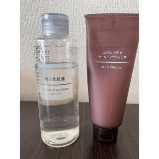 ムジルシリョウヒン(MUJI (無印良品))の導入化粧液とオールインワンジェルセット(オールインワン化粧品)