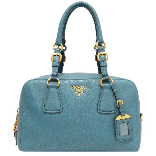 見事な創造力 プラダ - PRADA ミニ JJS01085 ブルー MARINE レザー