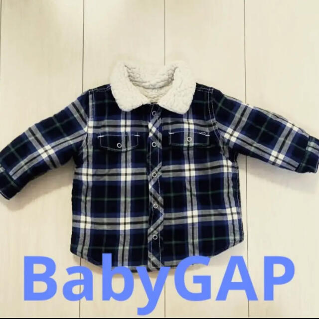 babyGAP(ベビーギャップ)のbabyGAP ボアアウター コート キッズ/ベビー/マタニティのベビー服(~85cm)(ジャケット/コート)の商品写真