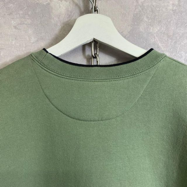 ビンテージスウェット 90s 深緑 カーキ GRANDPA 刺繍 メンズのトップス(スウェット)の商品写真