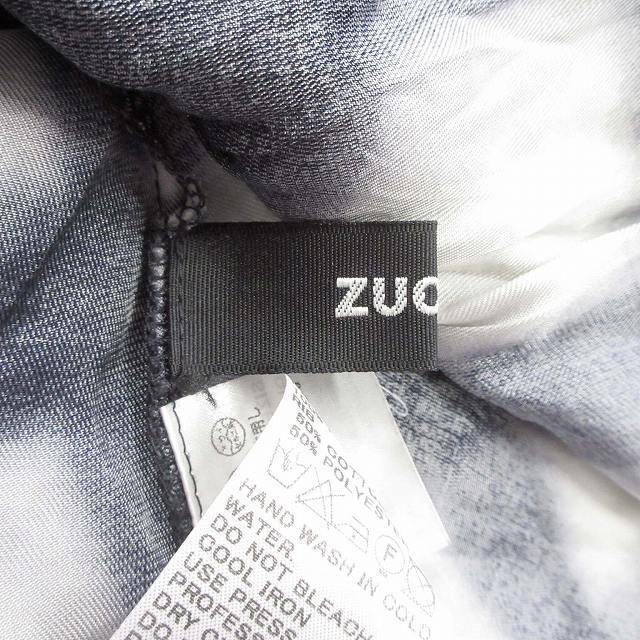 ズッカ zucca 総柄 メッシュ スイッチング Tシャツ カットソー M♪10