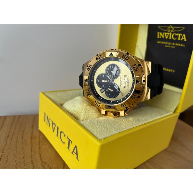好評得価 《美品》INVICTAインビクタ 腕時計 ゴールド ダイバー