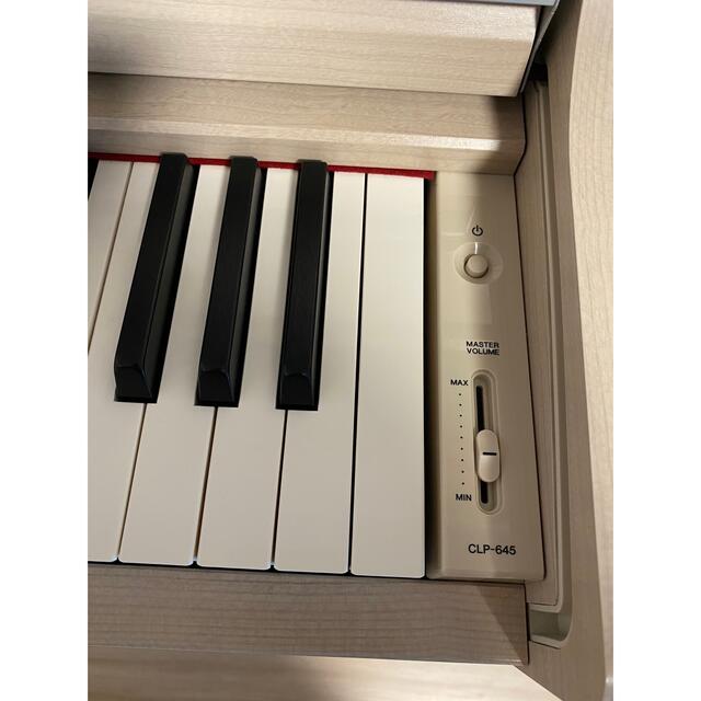 ヤマハ(ヤマハ)の【美品】電子ピアノYAMAHA クラビノーバCLP-645WA ホワイトアッシュ 楽器の鍵盤楽器(電子ピアノ)の商品写真