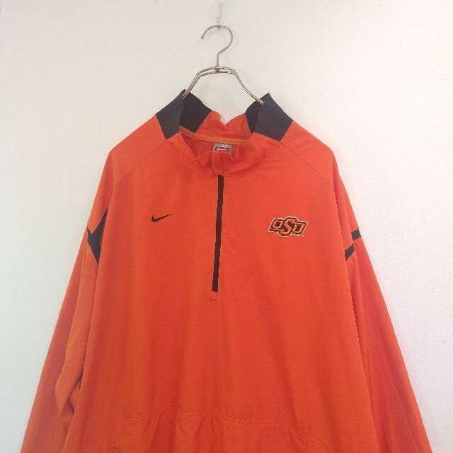 NIKE(ナイキ)の◎希少 Oklahoma State University プルオーバー 4XL メンズのジャケット/アウター(ナイロンジャケット)の商品写真