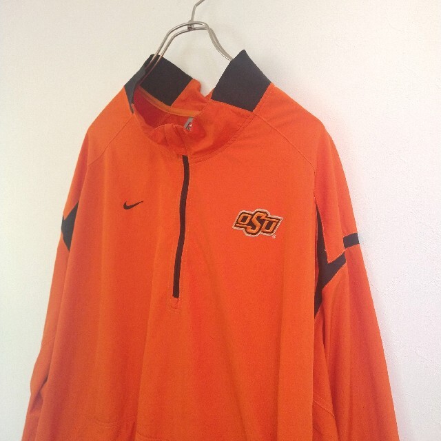 NIKE(ナイキ)の◎希少 Oklahoma State University プルオーバー 4XL メンズのジャケット/アウター(ナイロンジャケット)の商品写真