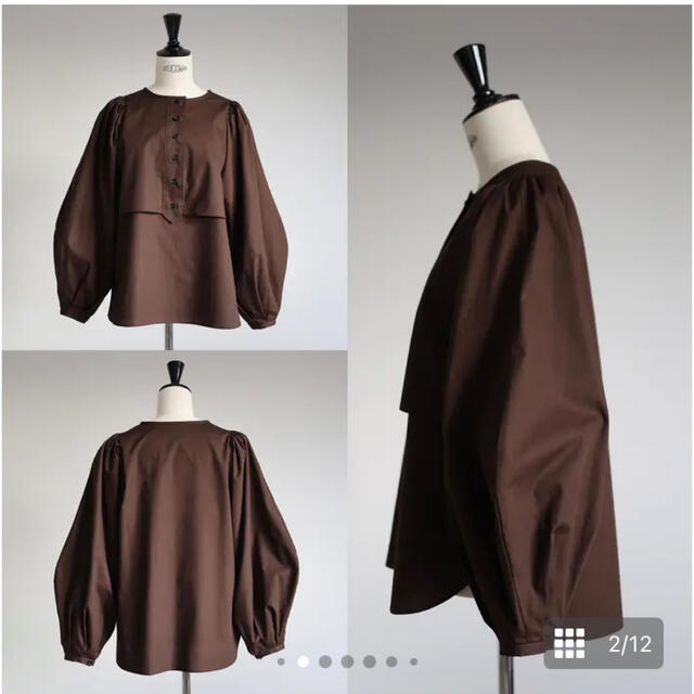 gypsohila ジプソフィア UFOブラウス chocolate - www.theivyspa.com クリアランス在庫 ジプソフィア gypsohila ギャザーブラウス 白 シャツ/ブラウス(半袖/袖なし)