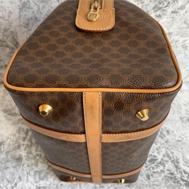 66%OFF!】 美品 CELINE セリーヌ マカダム トリオンフ レザー ボストン