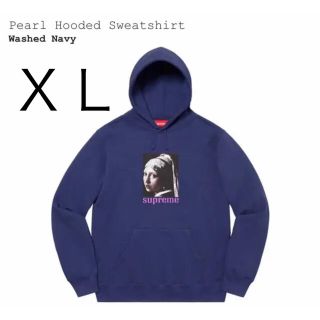 シュプリーム Pearl Hooded Sweatshirt ネイビー XL 差別発言 シュプリーム Pearl Hooded Sweatshirt ネイビー XL パーカー