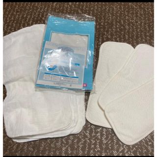 布おむつ　薄手10枚（1枚未使用）　厚手3枚　セット(布おむつ)