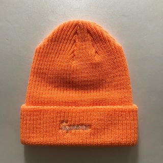 シュプリーム(Supreme)のシュプリーム　Loose Gauge Beanie 蛍光オレンジ(ニット帽/ビーニー)