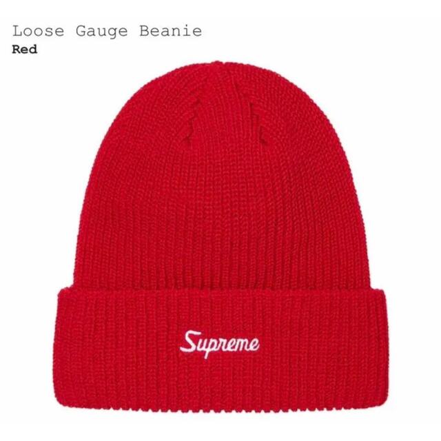 ニット帽/ビーニーシュプリーム　Loose Gauge Beanie レッド