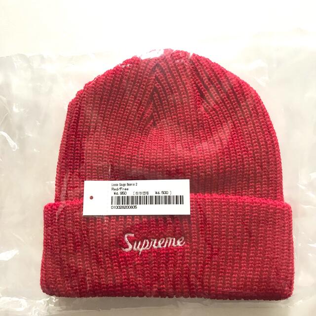 ニット帽/ビーニーシュプリーム　Loose Gauge Beanie レッド