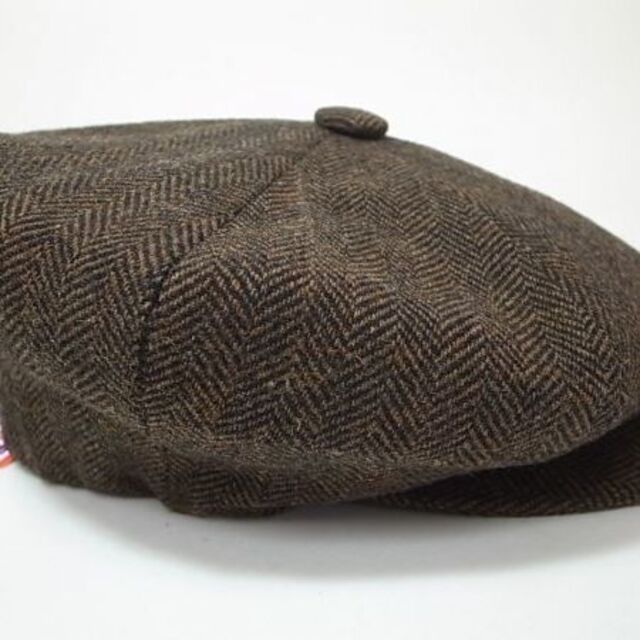 USA製ニューヨークハット新品Herringbone Big Apple大ぶり茶 | www