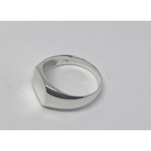 印台　シルバー925 スターリングシルバー　シグネット　26号US12 05純銀 メンズのアクセサリー(リング(指輪))の商品写真