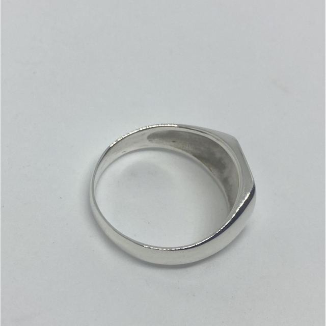 印台　シルバー925 スターリングシルバー　シグネット　26号US12 05純銀 メンズのアクセサリー(リング(指輪))の商品写真