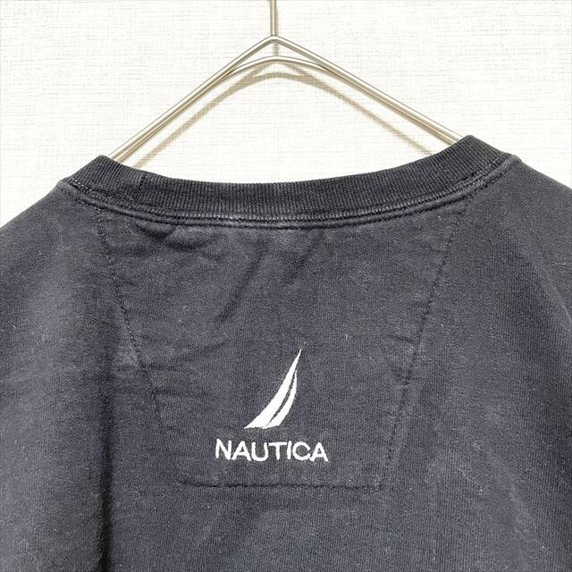 NAUTICA(ノーティカ)の90s 古着 ノーティカ スウェット トレーナー 刺繍ロゴ ゆるダボ XXL  メンズのトップス(スウェット)の商品写真