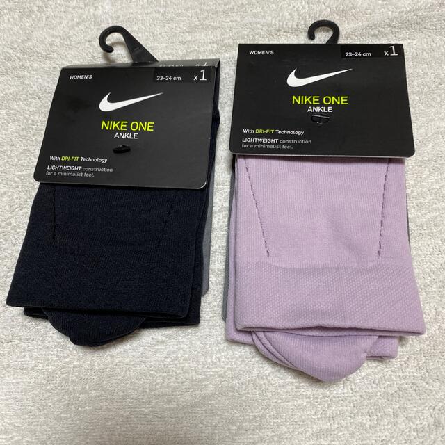 NIKE(ナイキ)のNIKE ランニング　ソックス　レディース  23-24 2足 レディースのレッグウェア(ソックス)の商品写真