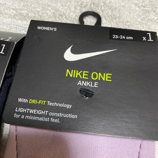 NIKE(ナイキ)のNIKE ランニング　ソックス　レディース  23-24 2足 レディースのレッグウェア(ソックス)の商品写真