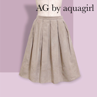エージーバイアクアガール(AG by aquagirl)のエージーバイアクアガール タック フレア スカート(ひざ丈スカート)